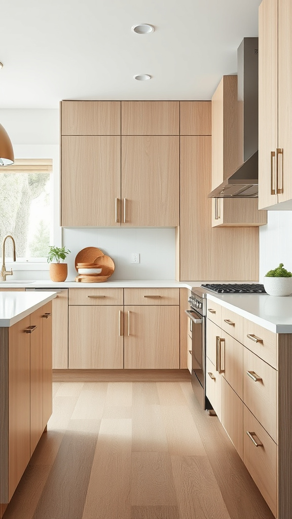 10. White Oak for Modern Kitchens