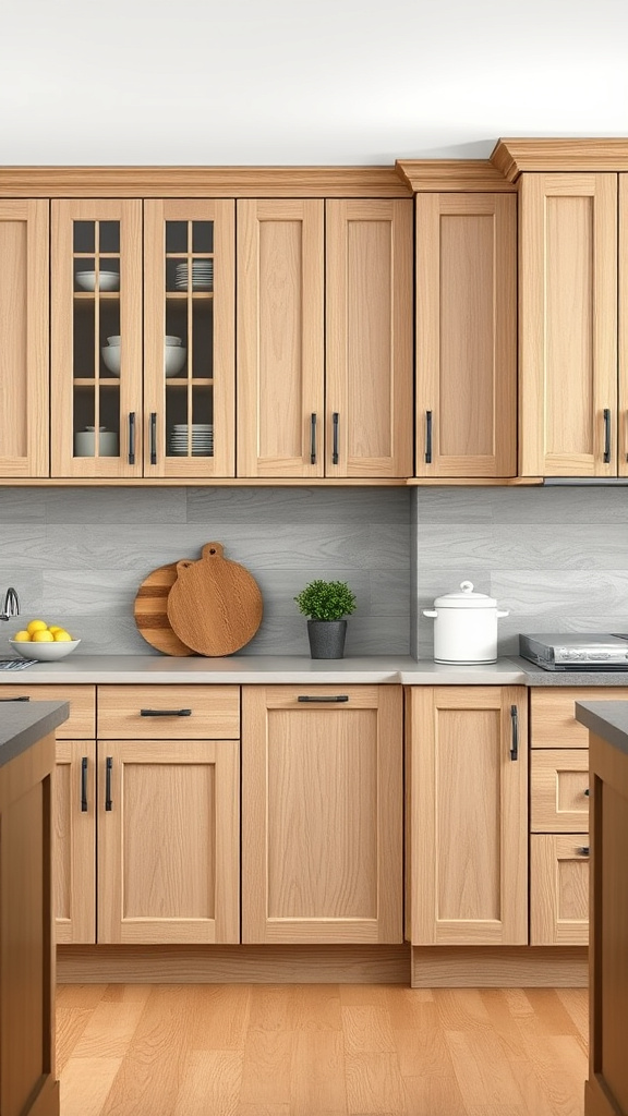 15. White Oak Kitchen Cabinet Marvels