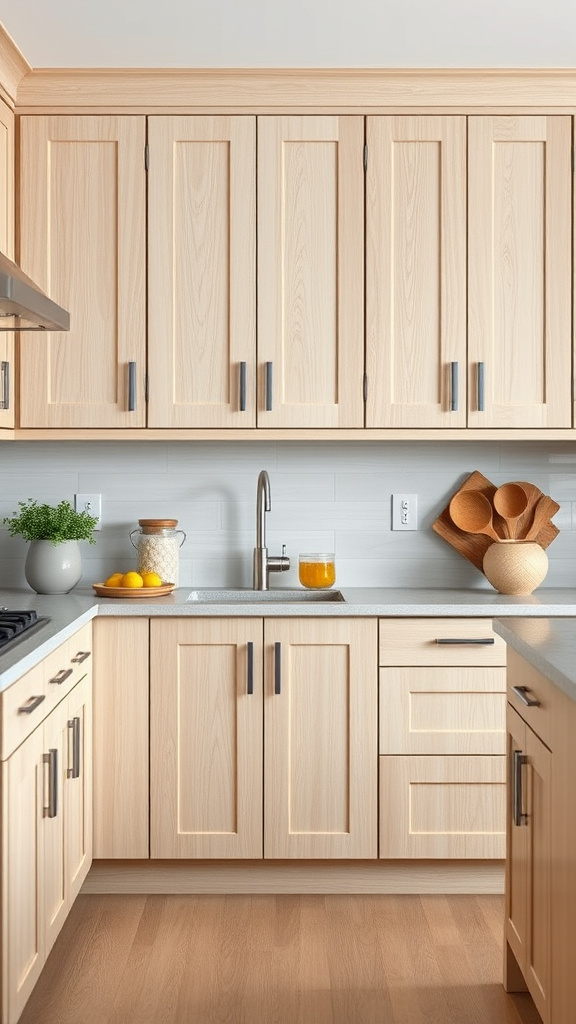 18. White Oak Cabinets: The New Classic