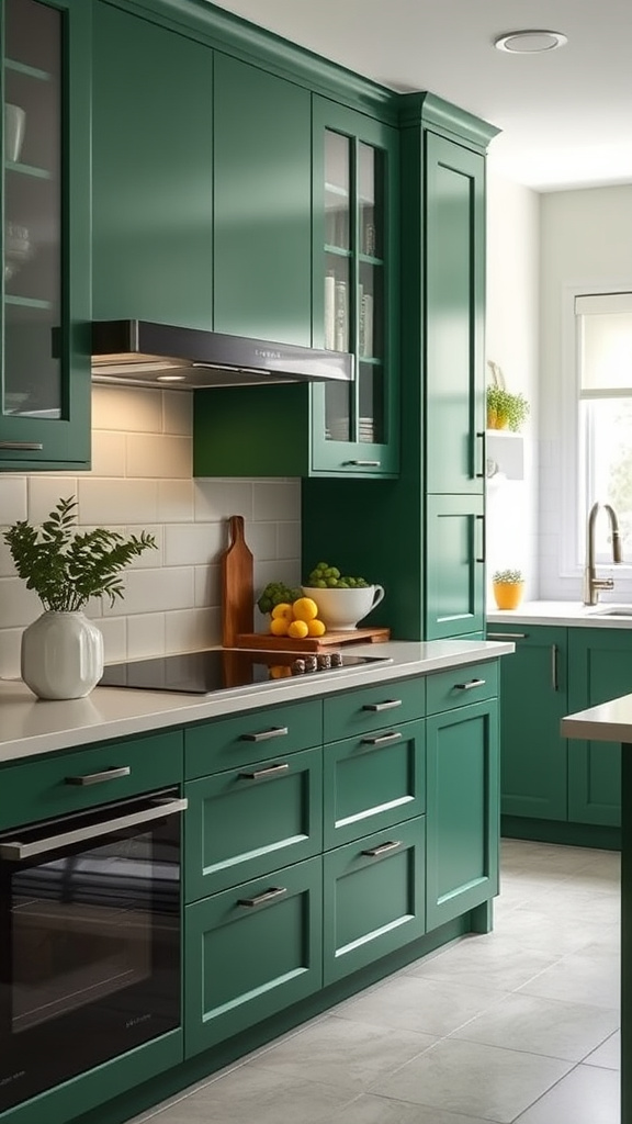 16. Envy-Worthy Green Cabinets