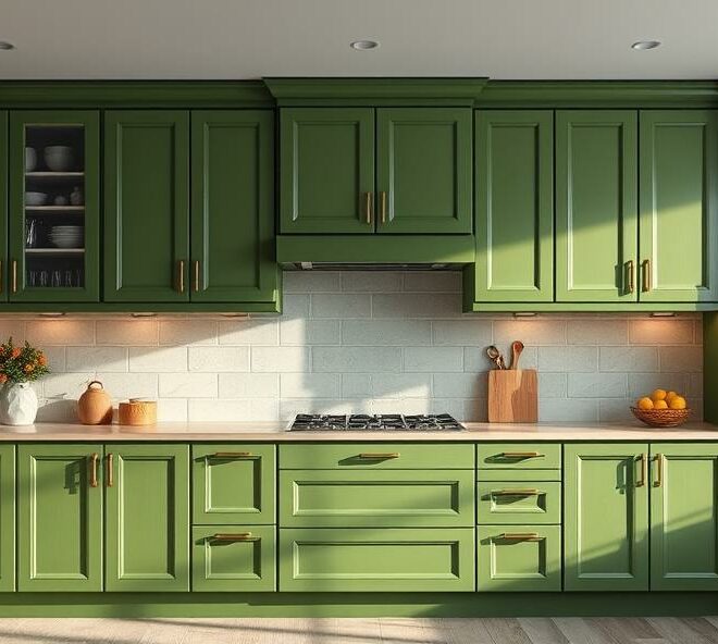 21 Stunning Green Kitchen Cabinets to Revamp Your Cooking Area