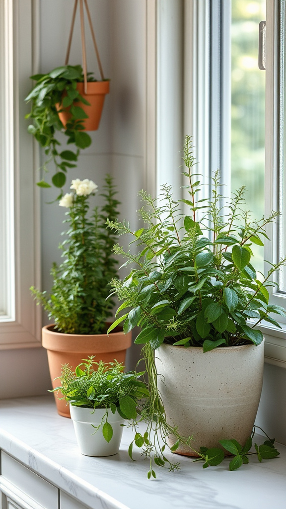 14. Fresh Sage Plant Displays