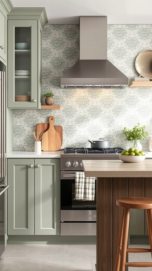 2. Chic Sage Backsplash Inspirations