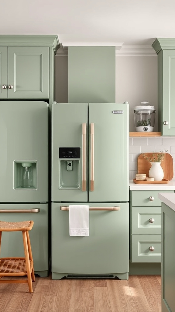 4. Sage Green Appliance Wonders