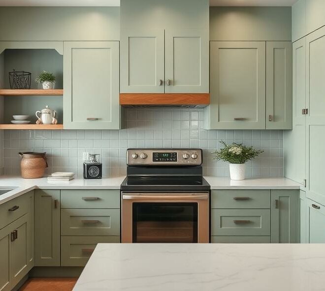 22 Beautiful Sage Kitchen Cabinets to Enhance Your Decor