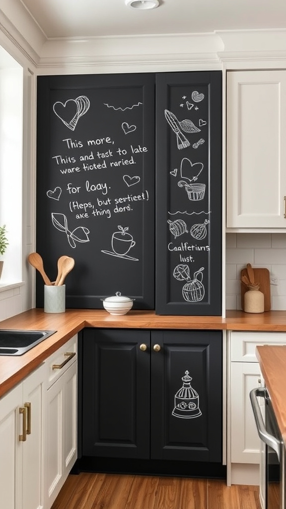 14. Whimsical Chalkboard Paint