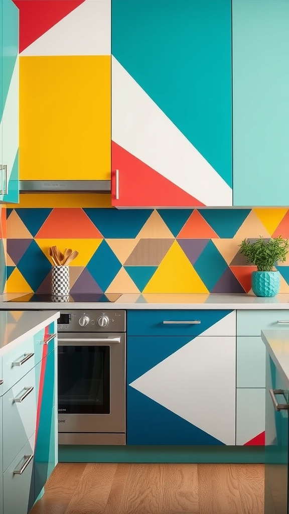 3. Vibrant Geometric Designs