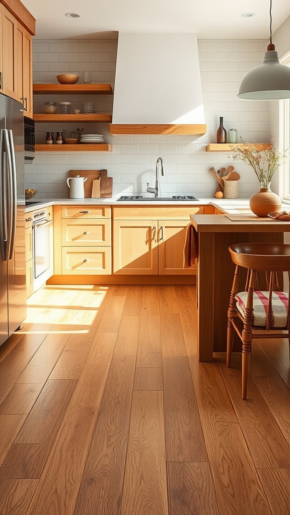 15. Hardwood Floors with Natural Finish