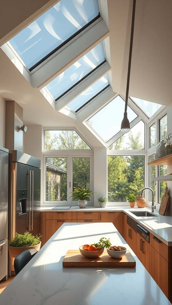 8. Natural Light: Skylights and Windows