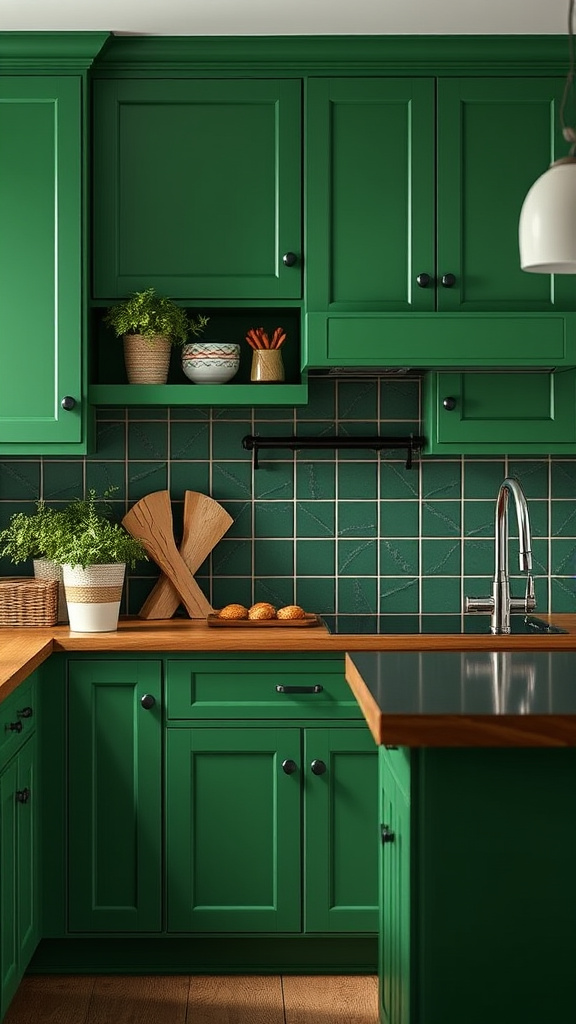 15. Green Cabinets Glory