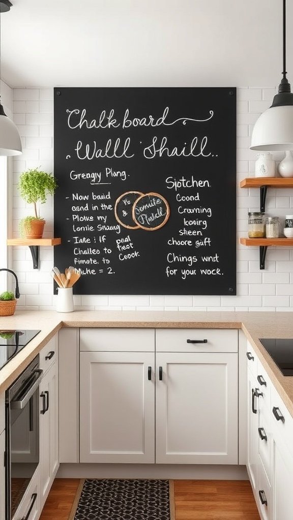 20. Chalkboard Wall Accents