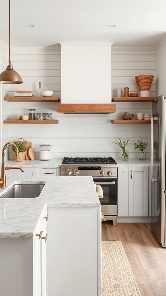 3. Shiplap and Chic Counters