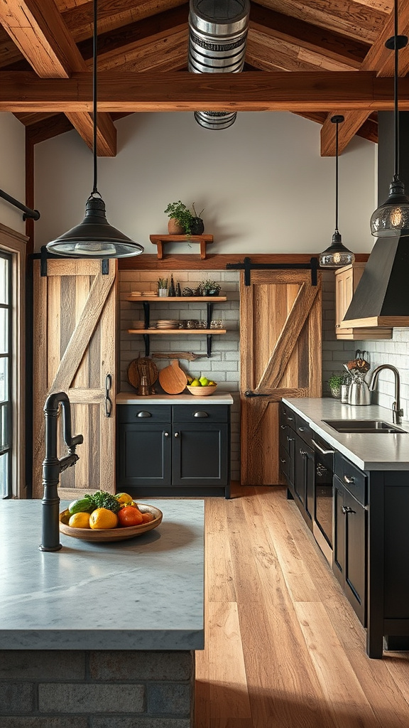 9. Farmhouse Meets Industrial