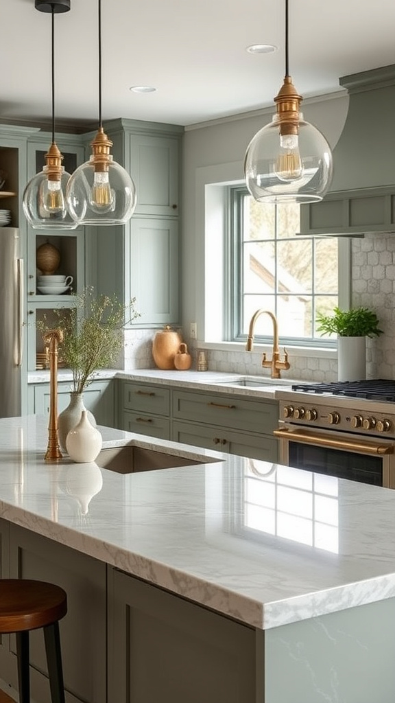 3. Sublime Sage Countertops