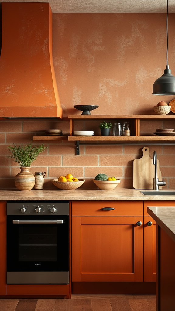 5. Earthy Terracotta Tones